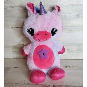 Star Belly Dream Lites Stuffed Animal Night Light Magical Pink & Purple Unicorn